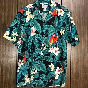 Hawaii Large Camp Shirt Tropical Resort Vacation
